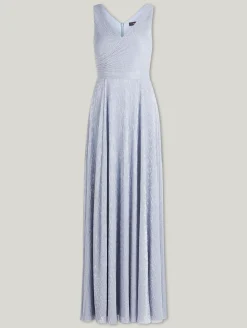 Abendkleid mit Lurexdetails