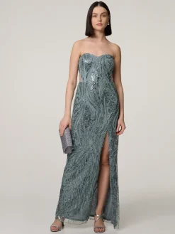 Abendkleid mit Pailletten