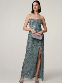 Abendkleid mit Pailletten