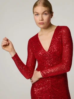 Abendkleid mit Pailletten