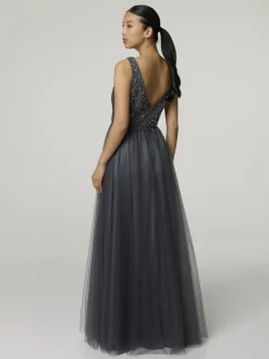 Abendkleid mit Strasssteinen