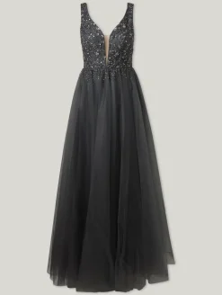 Abendkleid mit Strasssteinen