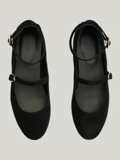 Ballerinas aus Velours EVELYN