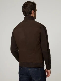 Übergangsjacke aus Leder