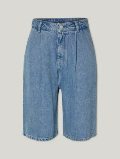 Bermudas aus Denim