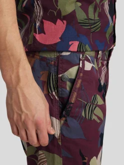 Bermudas mit Allover-Print
