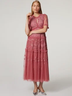 Besticktes Abendkleid