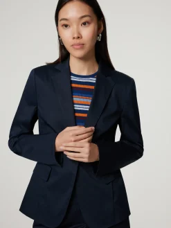 Blazer aus Baumwolle