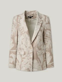 Blazer aus Crêpe