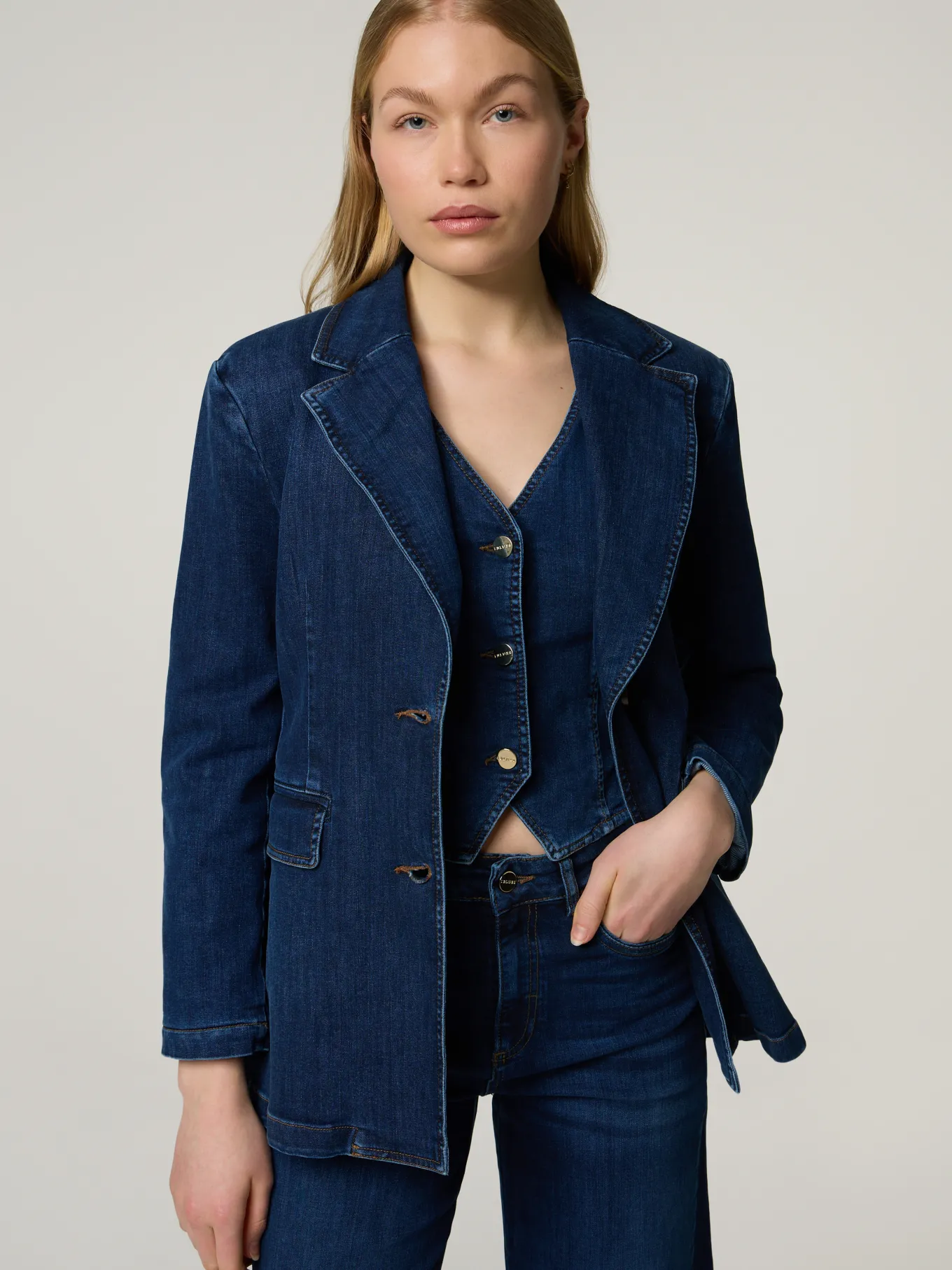 Blazer aus Denim BACON