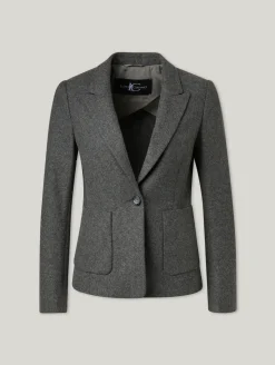 Blazer aus Flanell