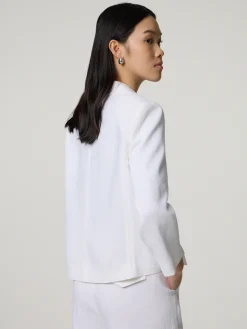 Blazer aus Leinen-Mix