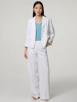 Blazer aus Leinen-Mix