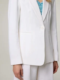 Blazer aus Leinen-Mix