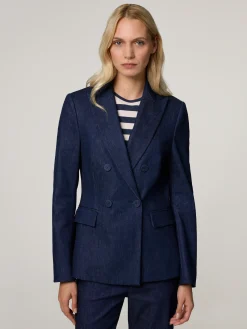 Blazer im Denim-Look