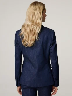 Blazer im Denim-Look