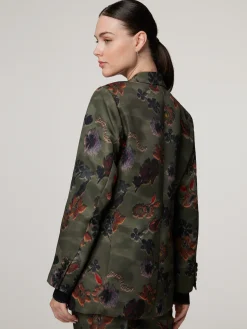 Blazer mit Blumenprint