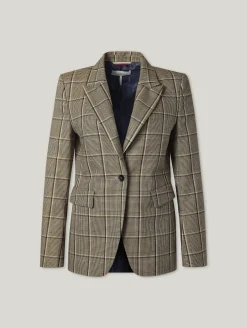 Blazer mit Karo-Muster