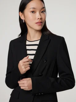 Blazer mit Knotenknöpfen