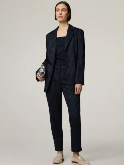 Blazer mit Nadelstreifen