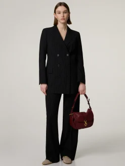 Blazer mit Nadelstreifen