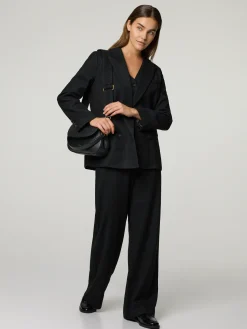 Blazer mit Nadelstreifen