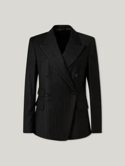 Blazer mit Nadelstreifen im Slim Fit