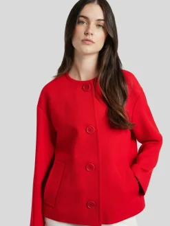 Blazerjacke aus Schurwolle