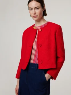 Blazerjacke aus Tweed