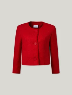 Blazerjacke aus Tweed