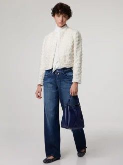 Blazerjacke in Federoptik