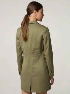 Blazerkleid mit Leinen