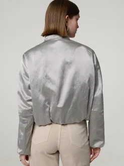 Blouson aus Satin