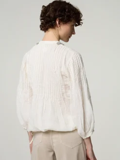 Bluse aus Leinen