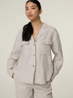 Bluse aus Leinen
