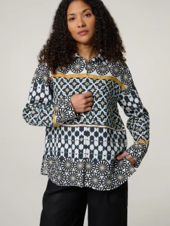 Bluse aus Leinen