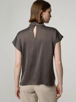 Bluse aus Satin ALARIA