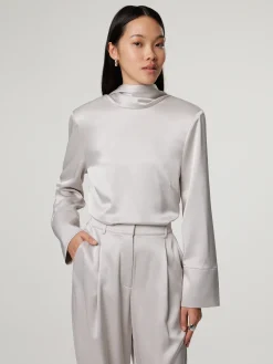 Bluse aus Satin JOLINE