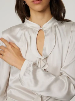 Bluse aus Seide
