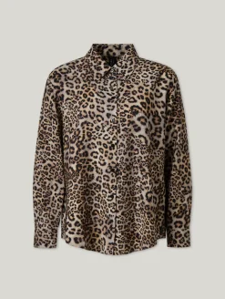 Bluse im Leo Print