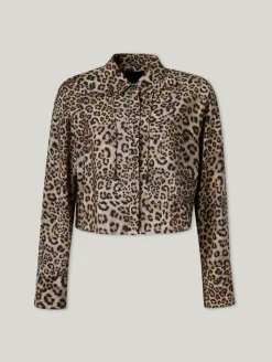 Bluse im Leo Print