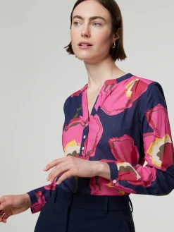 Bluse mit Allover-Print