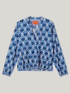 Bluse mit Allover-Print