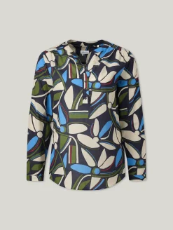 Bluse mit Allover-Print