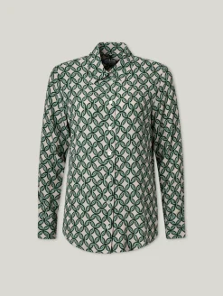 Bluse mit Allover-Print