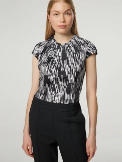 Bluse mit Allover-Print