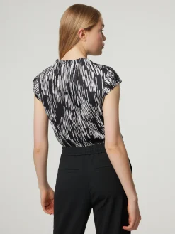 Bluse mit Allover-Print