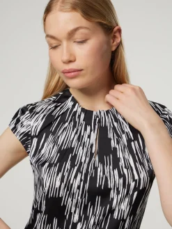 Bluse mit Allover-Print