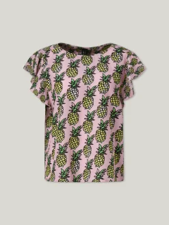Bluse mit Allover-Print