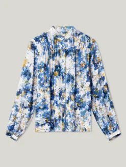 Bluse mit Allover-Print